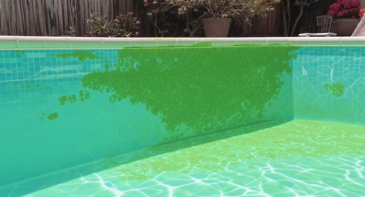 Algues sur les parois : traitement rapide et efficace